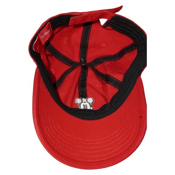 Disney Mickey Mouse Red Baseball Cap | Adjustable Strapback | NWT - Picture 6 of 6